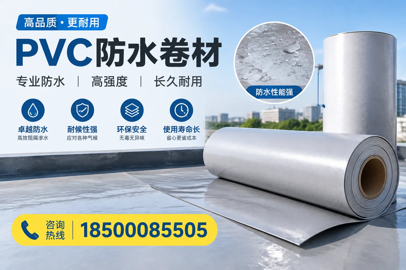 PVC防水卷材的安装方法与注意事项,新乡用户必看